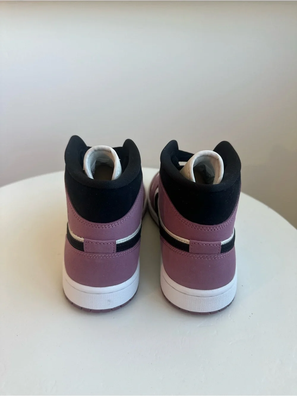 Nike Air Jordan 1 Mid White Black Mauve